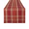 DII® 72" Autumn Spice Plaid Table Runner
